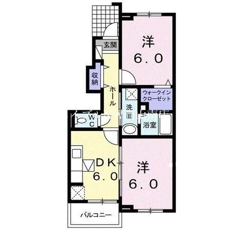 備前田井駅 徒歩13分 1階の物件間取画像